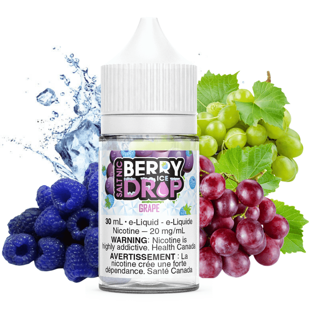 Grape Ice Salt by Berry Drop E-Liquid 30ml / 12mg Okotoks Vape SuperStore Okotoks Alberta