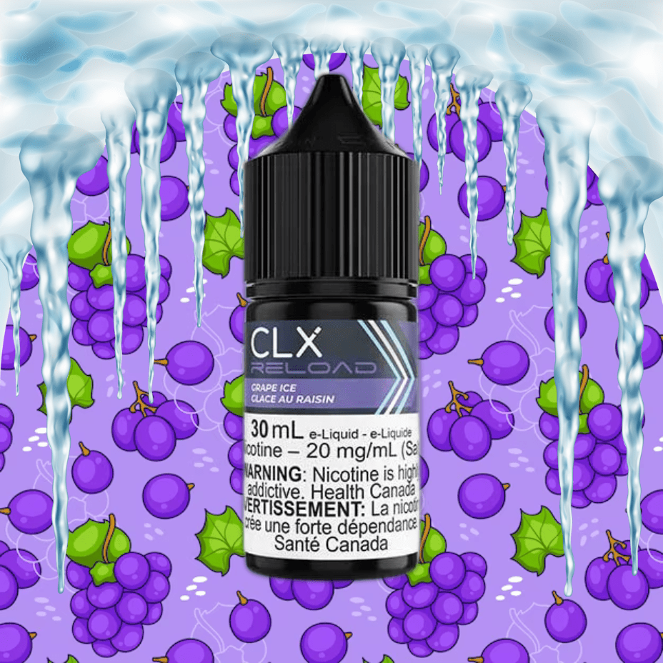 Grape Ice Salt by CLX Reload E-Liquid 30mL / 10mg Okotoks Vape SuperStore Okotoks Alberta