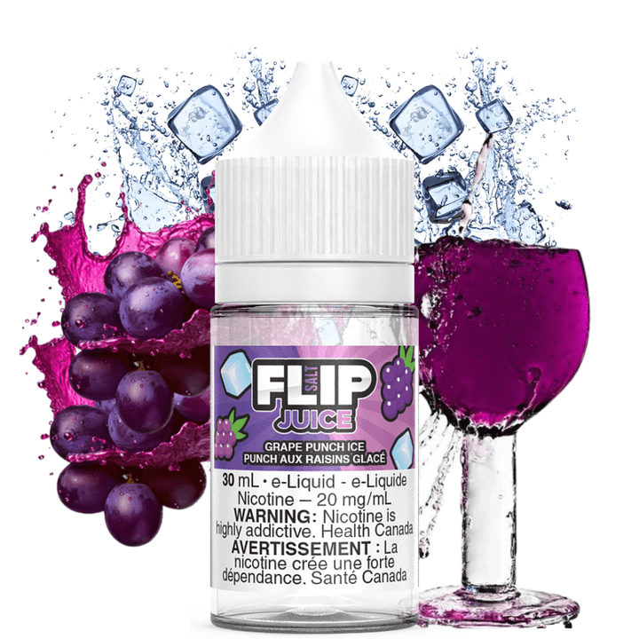 Grape Punch Ice Salt by Flip Juice Okotoks Vape SuperStore Okotoks Alberta