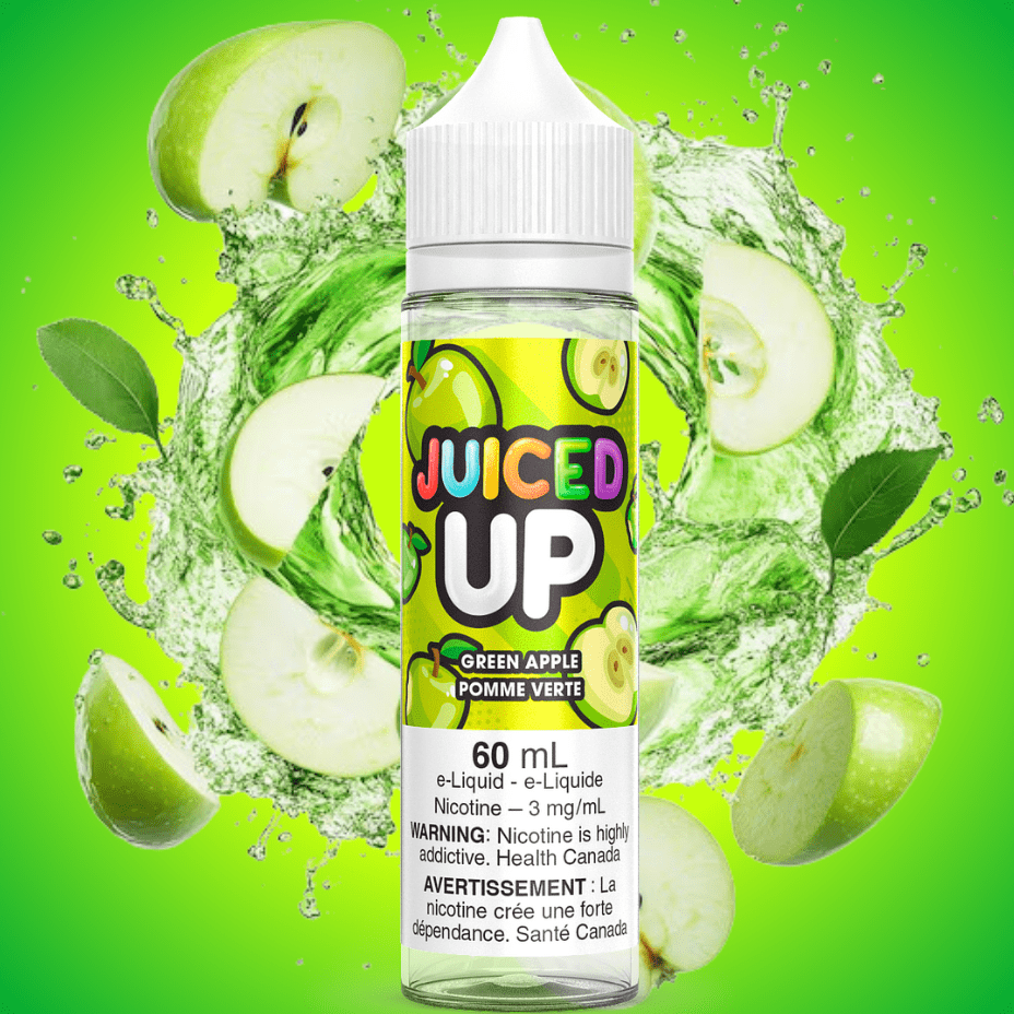 Green Apple by Juiced Up E-Liquid Okotoks Vape SuperStore Okotoks Alberta