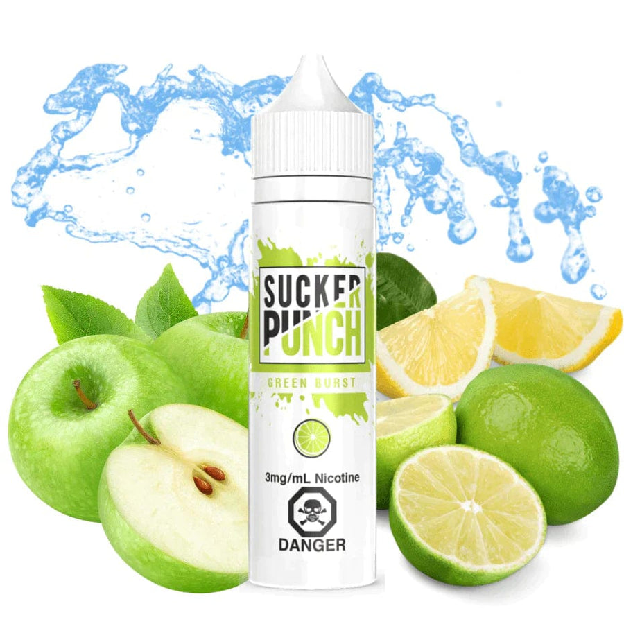 Green Burst by Sucker Punch E-Liquid 60ml / 0mg Okotoks Vape SuperStore Okotoks Alberta