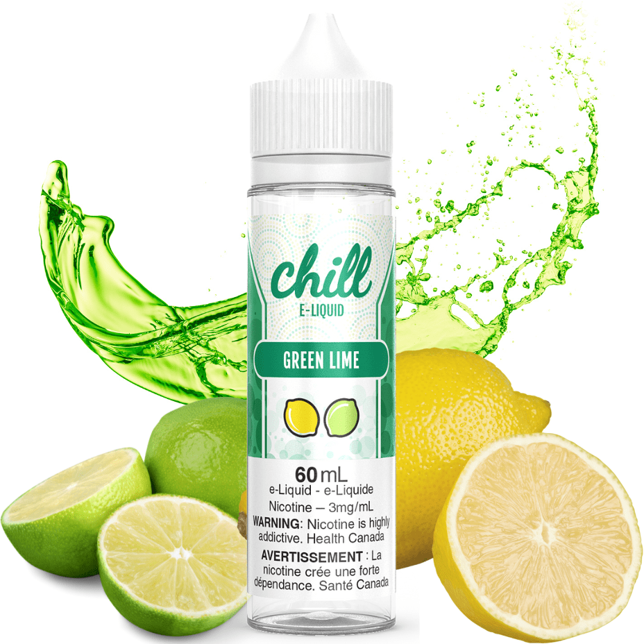 Green Lime by Chill E-Liquid 3mg Okotoks Vape SuperStore Okotoks Alberta