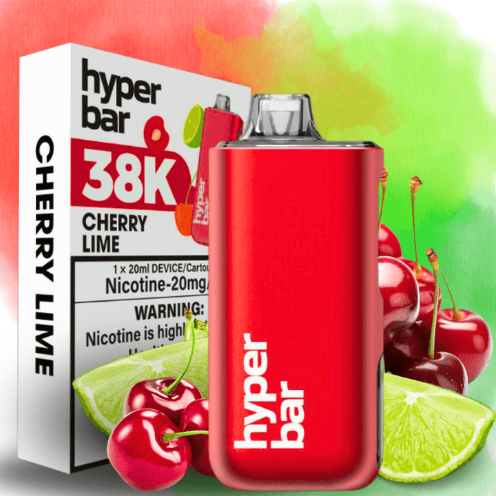 Hyper Bar BE38000 Disposable Vape-Cherry Lime 38000 Puffs / 20mg Okotoks Vape SuperStore Okotoks Alberta