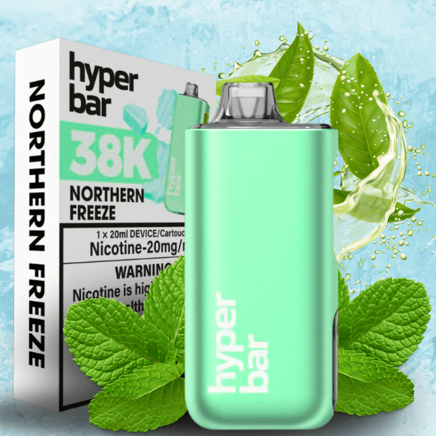 Hyper Bar BE38000 Disposable Vape-Northern Freeze 38000 Puffs / 20mg Okotoks Vape SuperStore Okotoks Alberta