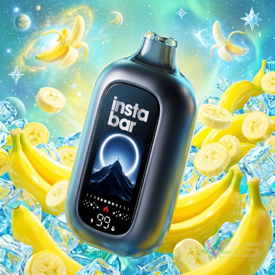 Insta Bar 120K Disposable Vape - Banana Ice 120000 / 20mg Okotoks Vape SuperStore Okotoks Alberta