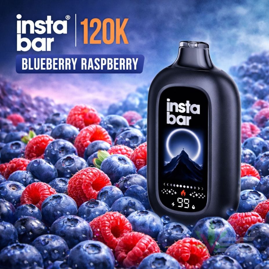 Insta Bar 120K Disposable Vape - Blueberry Raspberry 120000 / 20mg Okotoks Vape SuperStore Okotoks Alberta