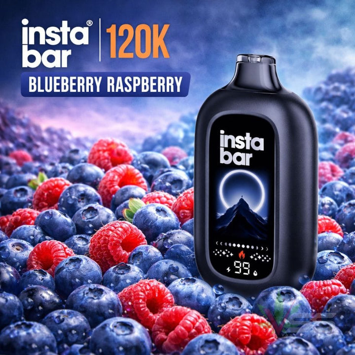 Insta Bar 120K Disposable Vape - Blueberry Raspberry 120000 / 20mg Okotoks Vape SuperStore Okotoks Alberta