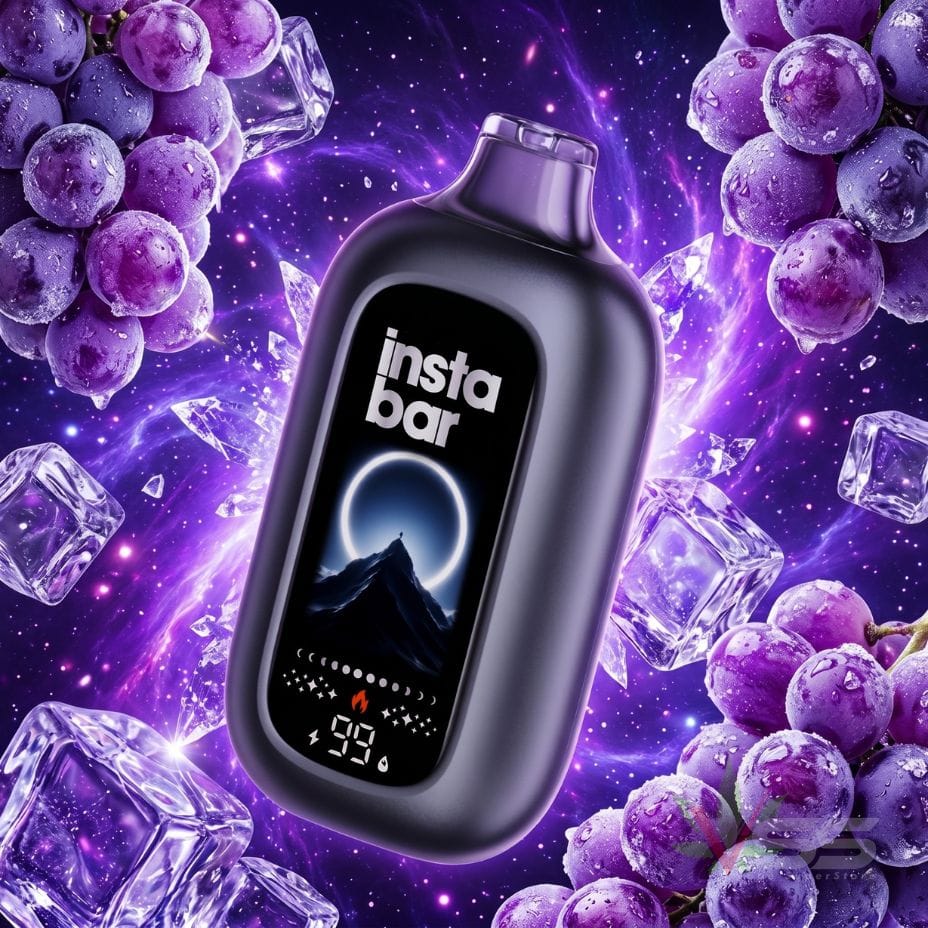 Insta Bar 120K Disposable Vape - Grape Ice 120000 / 20mg Okotoks Vape SuperStore Okotoks Alberta