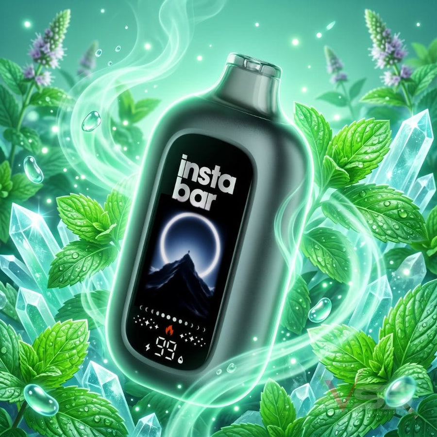 Insta Bar 120K Disposable Vape - Mint 120000 / 20mg Okotoks Vape SuperStore Okotoks Alberta