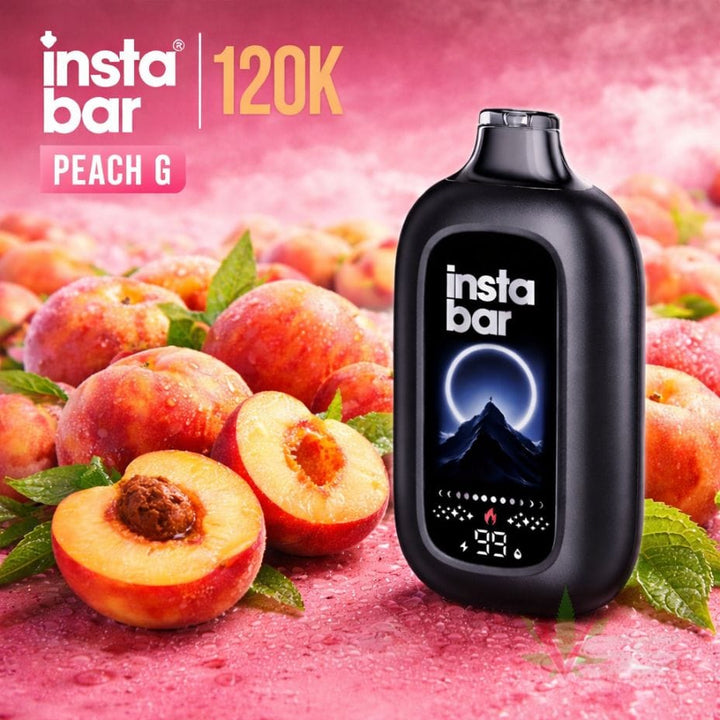 Insta Bar 120K Disposable Vape - Peach G 120000 / 20mg Okotoks Vape SuperStore Okotoks Alberta