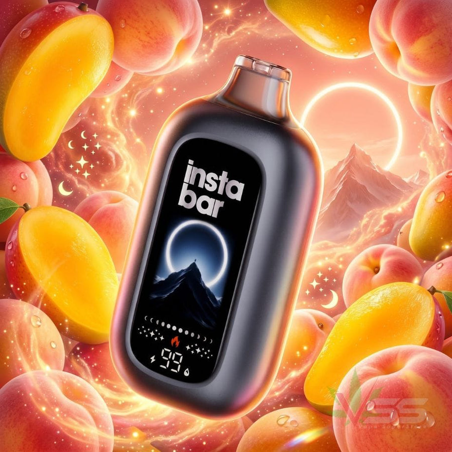 Insta Bar 80K Disposable Vape - Peach Mango Ice 120000 / 20mg Okotoks Vape SuperStore Okotoks Alberta