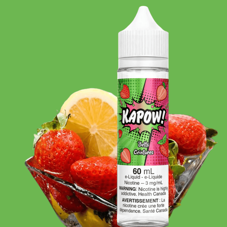 Kapow E-Liquid-Belts 60ml / 3mg Okotoks Vape SuperStore Okotoks Alberta