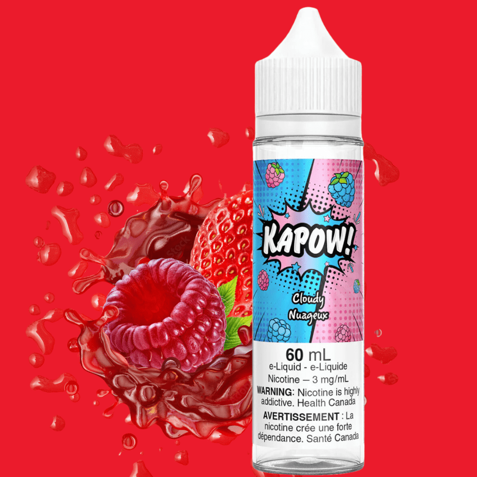 Kapow E-Liquid-Cloudy 60ml / 3mg Okotoks Vape SuperStore Okotoks Alberta