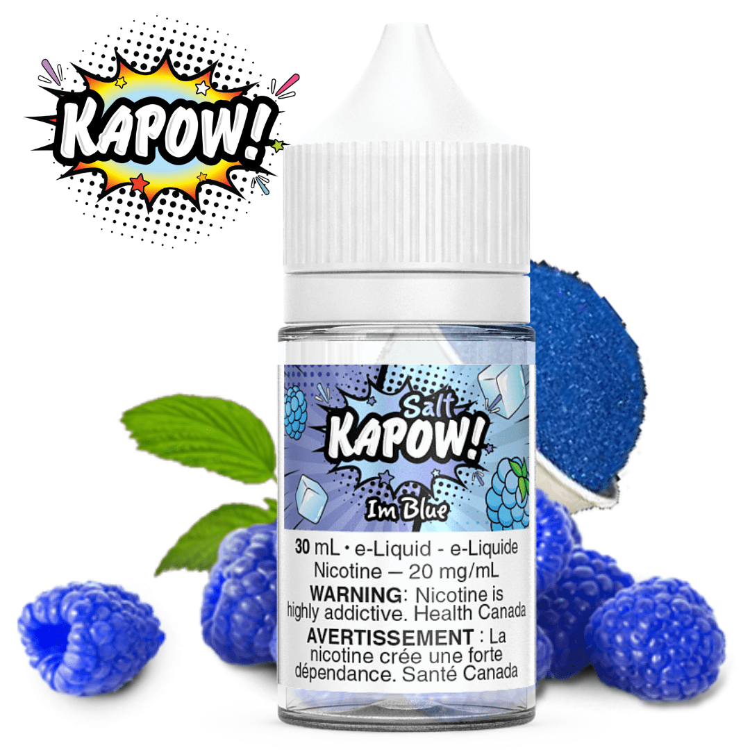 Kapow Salt-I'm Blue 30ml / 12mg Okotoks Vape SuperStore Okotoks Alberta