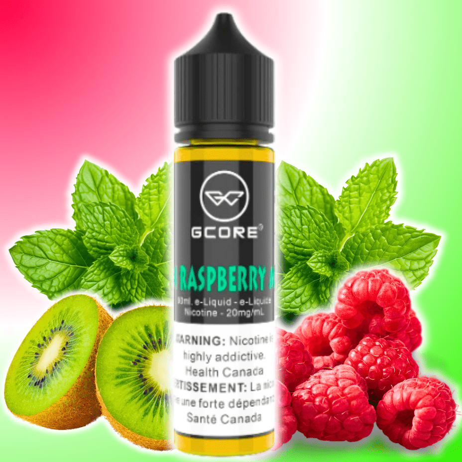 Kiwi Raspberry Mint Salt By GCORE E-Liquid 60ml 60ml / 20mg Okotoks Vape SuperStore Okotoks Alberta