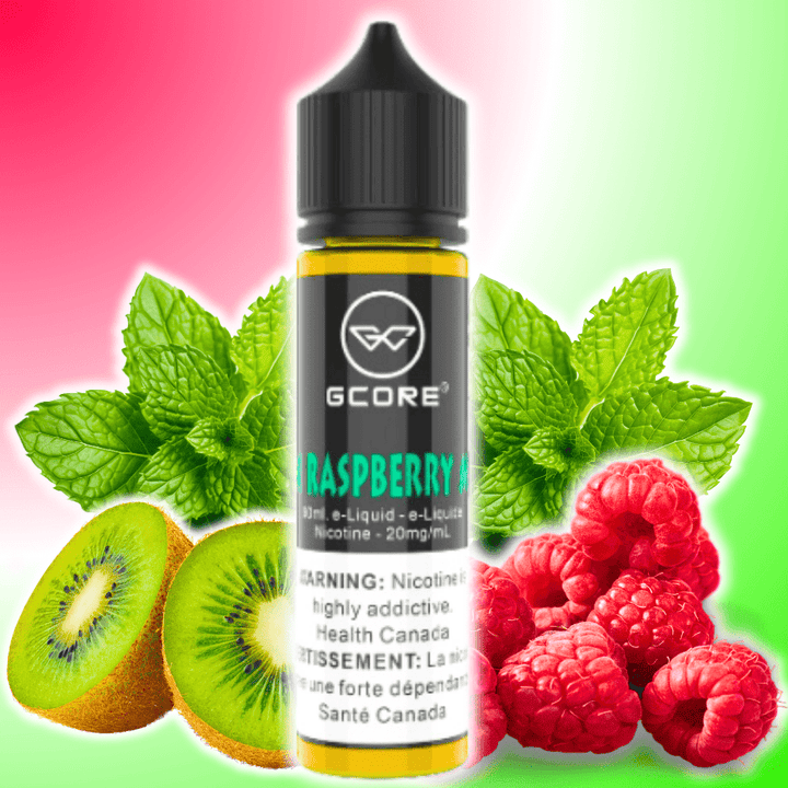 Kiwi Raspberry Mint Salt By GCORE E-Liquid 60ml 60ml / 20mg Okotoks Vape SuperStore Okotoks Alberta