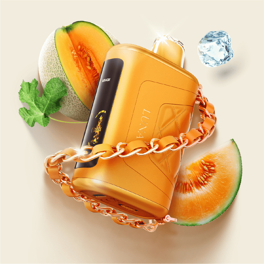 Kraze Luna Disposable Vape-Golden Cantaloupe Ice Okotoks Vape SuperStore Okotoks Alberta