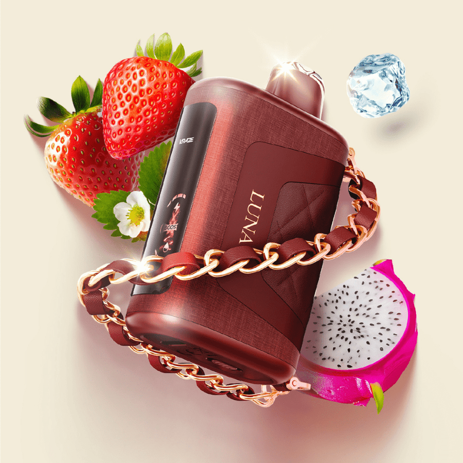 Kraze Luna Disposable Vape-Sassy Strawberry Dragonfruit Ice Okotoks Vape SuperStore Okotoks Alberta