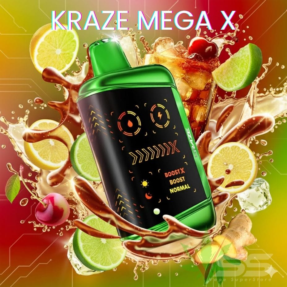 Kraze Mega X 48K - Cherry MTN Citrus Ice Okotoks Vape SuperStore Okotoks Alberta