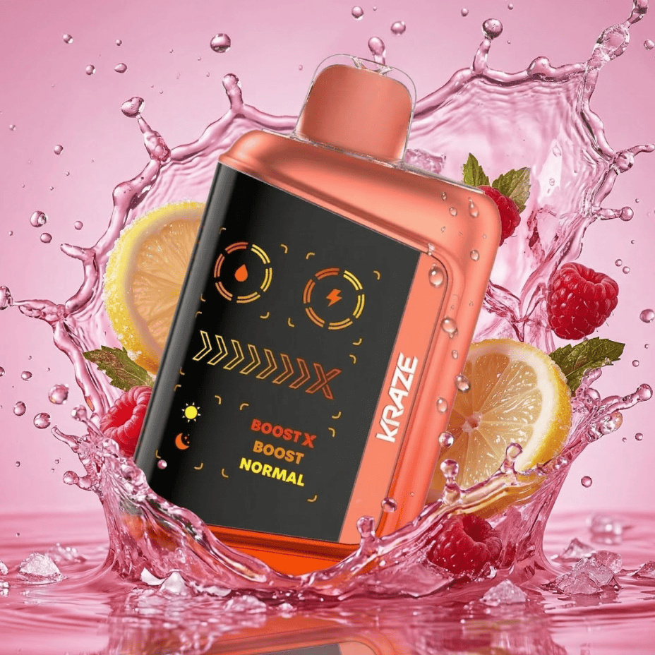 Kraze Mega X 48K Disposable Vape - Punch Series Pink Lemon KO Ice Okotoks Vape SuperStore Okotoks Alberta
