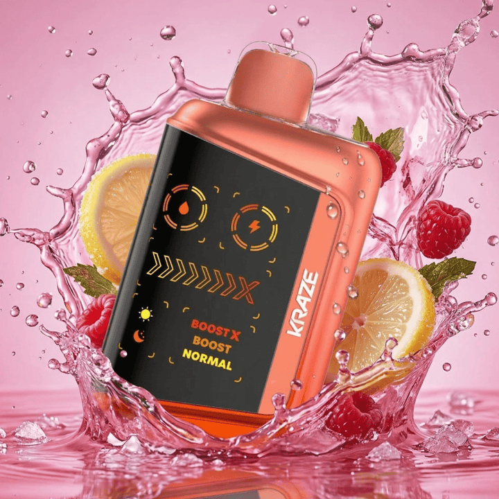 Kraze Mega X 48K Disposable Vape - Punch Series Pink Lemon KO Ice Okotoks Vape SuperStore Okotoks Alberta