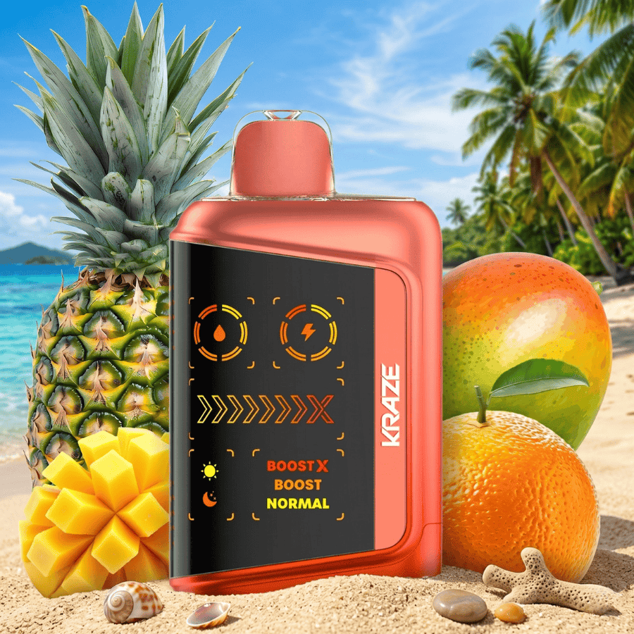 Kraze Mega X 48K Disposable Vape - Punch Series Tropical KO Ice Okotoks Vape SuperStore Okotoks Alberta