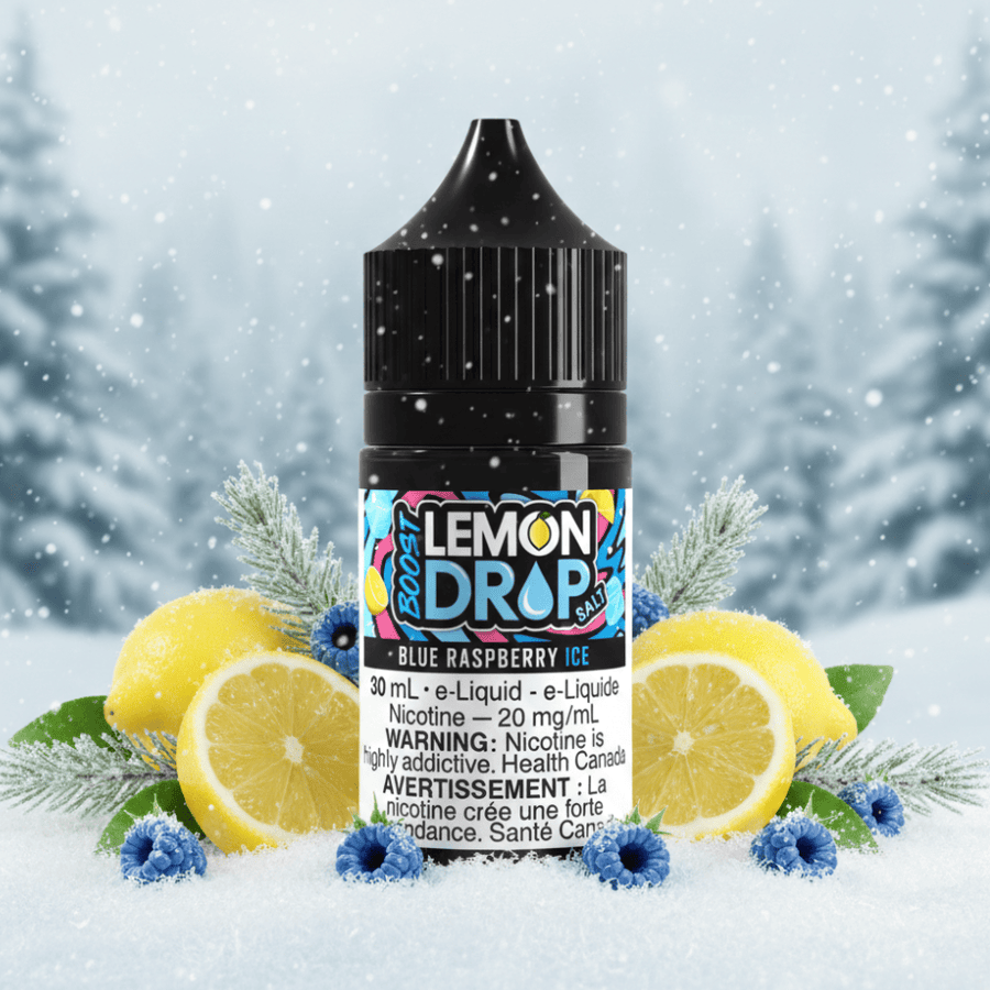 Lemon Drop Boost Salt - Blue Raspberry Ice Okotoks Vape SuperStore Okotoks Alberta