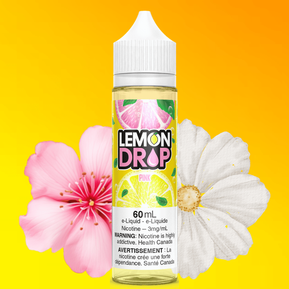 Lemon Drop E-Liquid-Pink Okotoks Vape SuperStore Okotoks Alberta