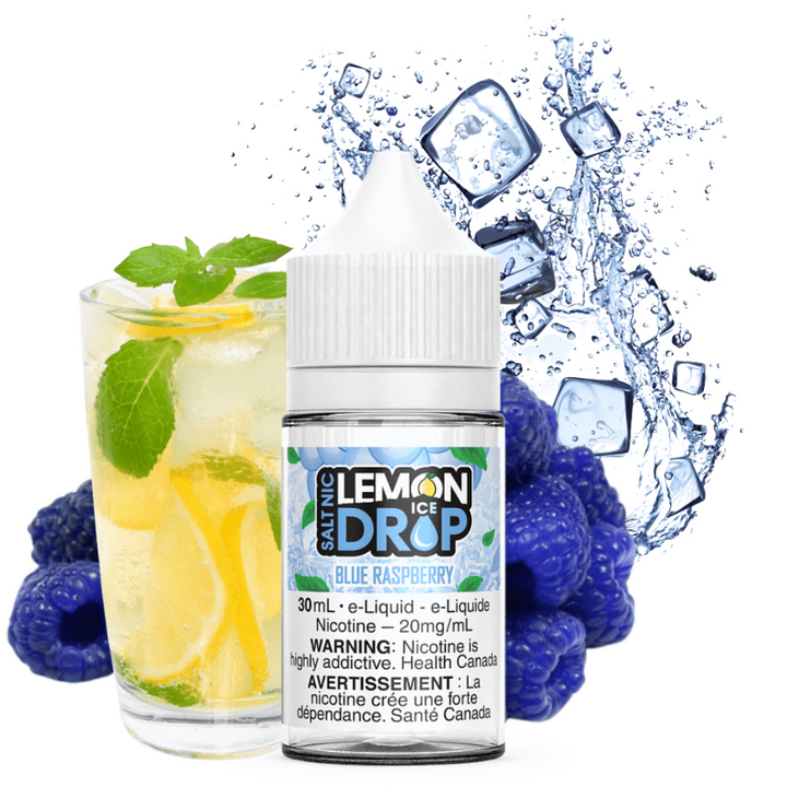 Lemon Drop Salt-Blue Raspberry Ice 12mg Okotoks Vape SuperStore Okotoks Alberta