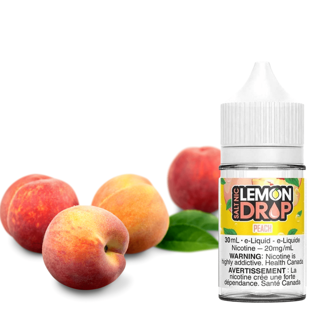 Lemon Drop Salt-Peach 30ml / 12mg Okotoks Vape SuperStore Okotoks Alberta