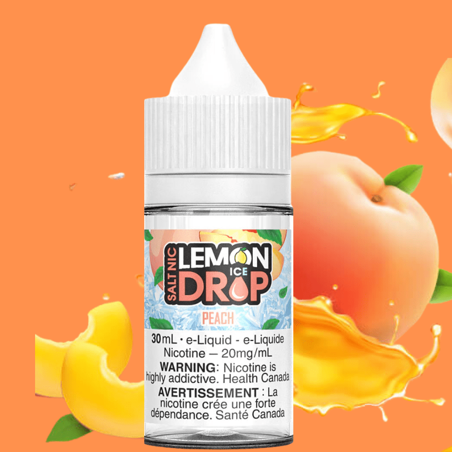 Lemon Drop Salt-Peach Ice Okotoks Vape SuperStore Okotoks Alberta