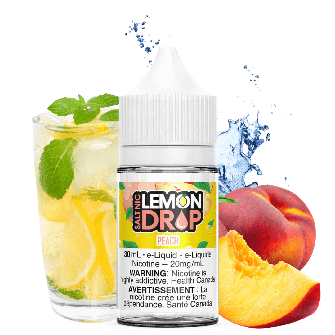 Lemon Drop Salt-Peach Okotoks Vape SuperStore Okotoks Alberta