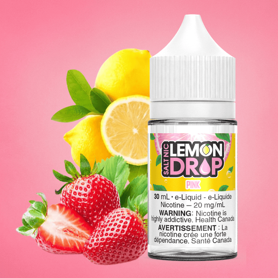 Lemon Drop Salt-Pink Okotoks Vape SuperStore Okotoks Alberta