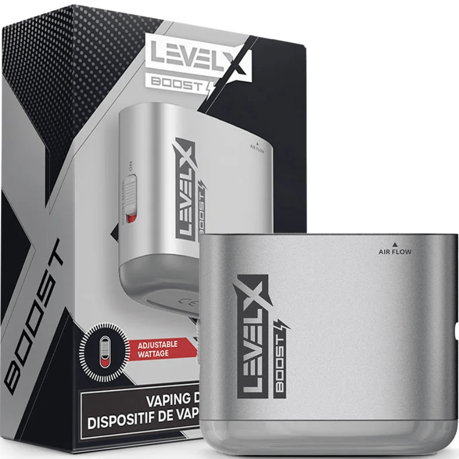 Level X Boost Battery-850mAh 850mAh / Silver Okotoks Vape SuperStore Okotoks Alberta