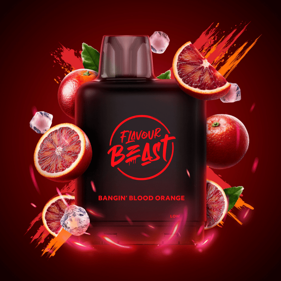 Level X Boost Flavour Beast 25k Pod-Bangin' Blood Orange Iced 25000 Puffs / 20mg Okotoks Vape SuperStore Okotoks Alberta