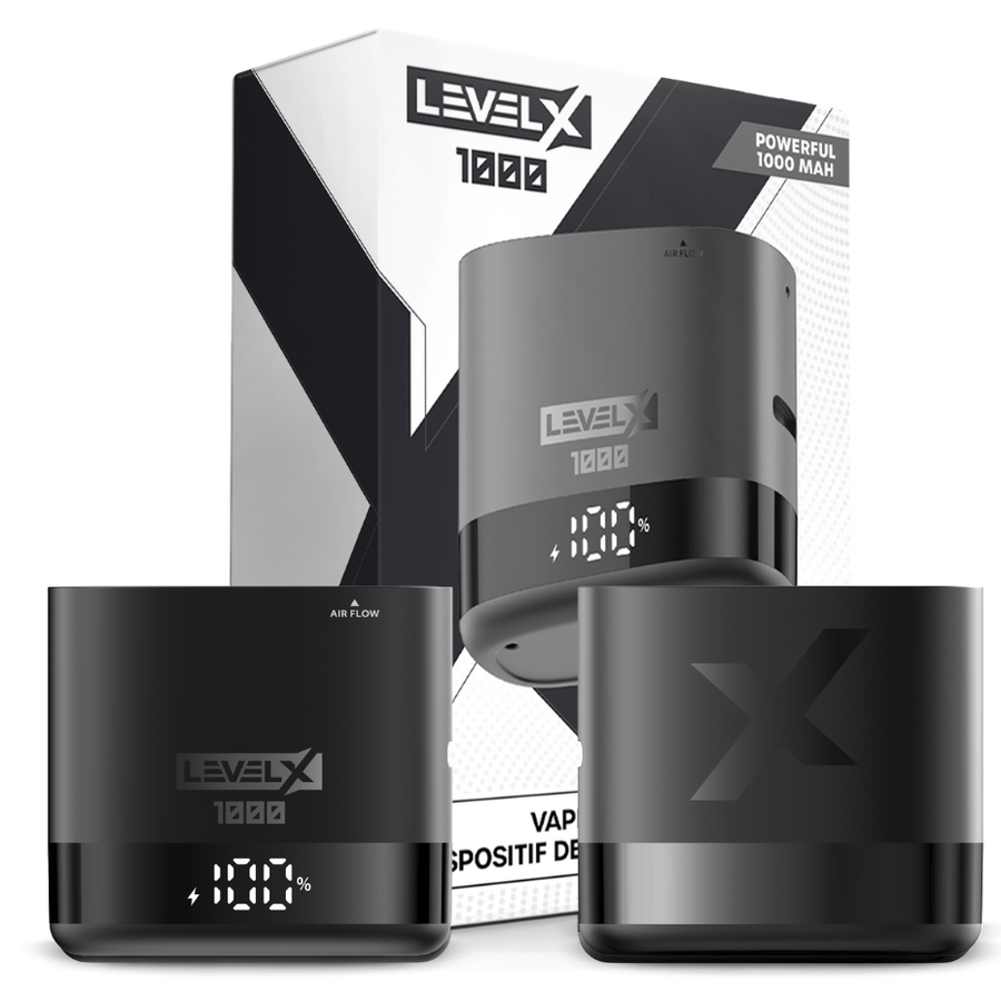 Level X Device Kit 1000 1000mAh / Metallic Black Okotoks Vape SuperStore Okotoks Alberta