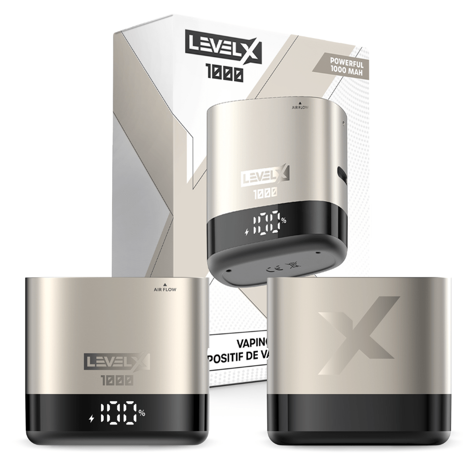 Level X Device Kit 1000 1000mAh / Prestige Gold Okotoks Vape SuperStore Okotoks Alberta