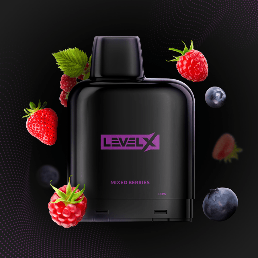 Level X Essential Pod-Mixed Berries 7000Puffs / 20mg Okotoks Vape SuperStore Okotoks Alberta