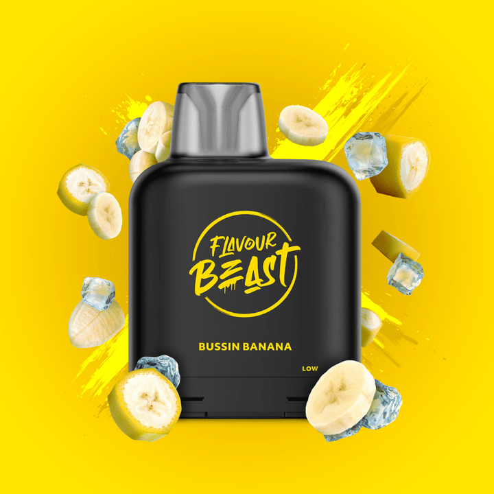 Level X Flavour Beast Pod-Bussin Banana 20mg / 7000 Puffs Okotoks Vape SuperStore Okotoks Alberta