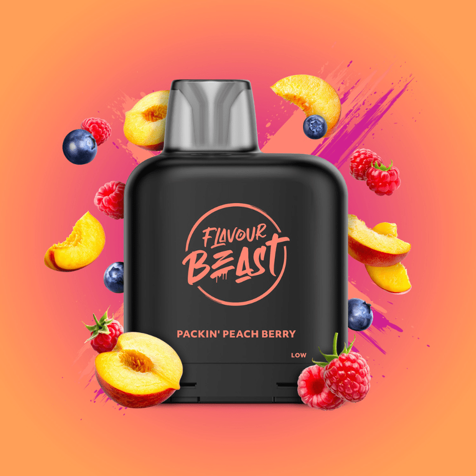 Level X Flavour Beast Pod-Packin' Peach Berry 20mg / 7000 Puffs Okotoks Vape SuperStore Okotoks Alberta