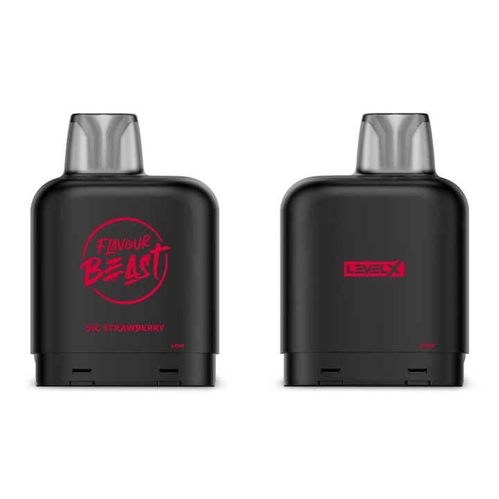 Level X Flavour Beast Pod-Sic Strawberry 20mg / 7000 Puffs Okotoks Vape SuperStore Okotoks Alberta