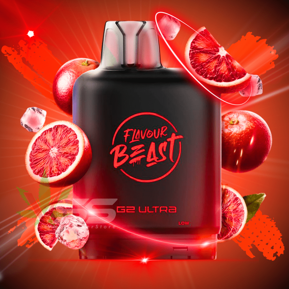 Level X G2 Ultra Flavour Beast Pod 50k-Bangin' Blood Orange 50000 / 20mg Okotoks Vape SuperStore Okotoks Alberta