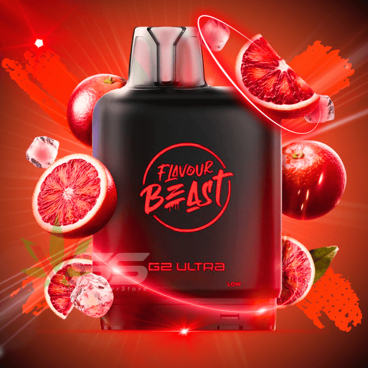 Level X G2 Ultra Flavour Beast Pod 50k-Bangin' Blood Orange 50000 / 20mg Okotoks Vape SuperStore Okotoks Alberta