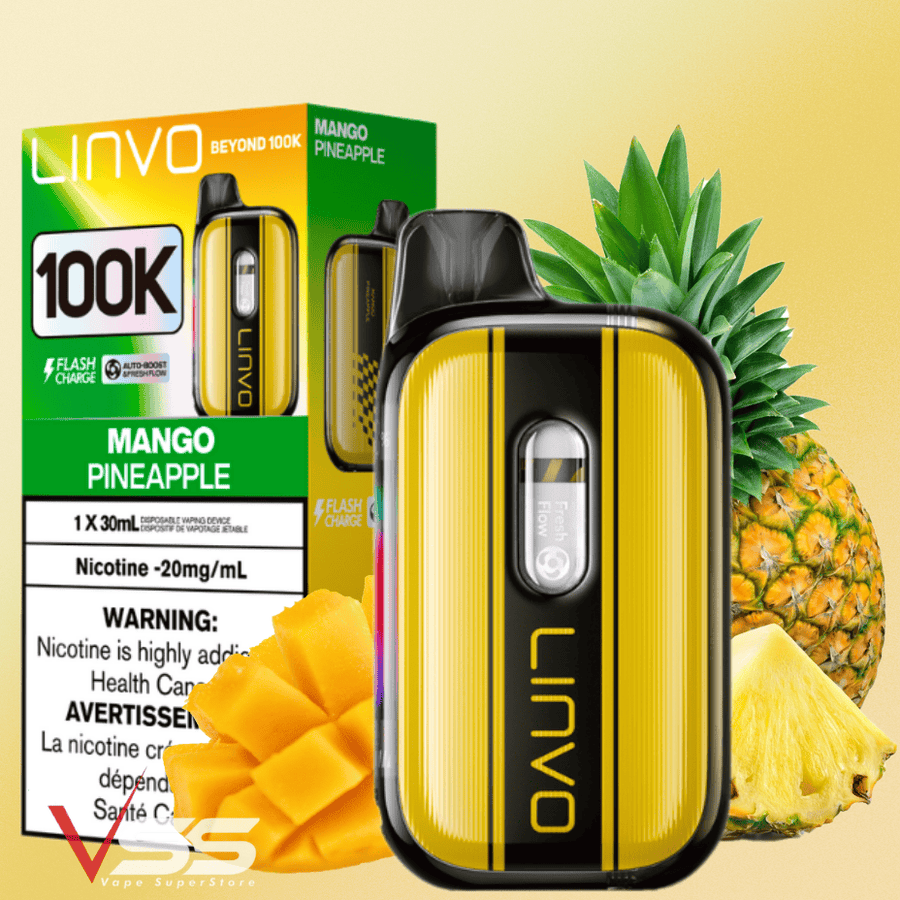 Linvo Beyond 100K Disposable Vape - Mango Pineapple Okotoks Vape SuperStore Okotoks Alberta