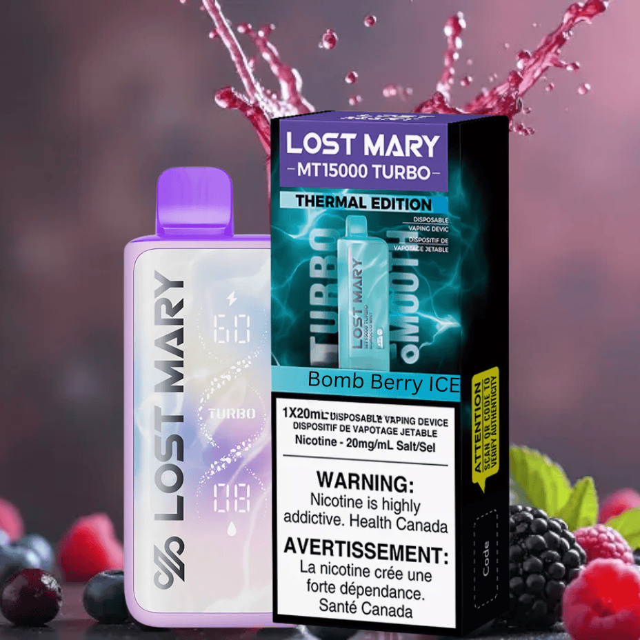 Lost Mary MT50K Turbo Disposable Vape-Berry Bomb Ice Okotoks Vape SuperStore Okotoks Alberta