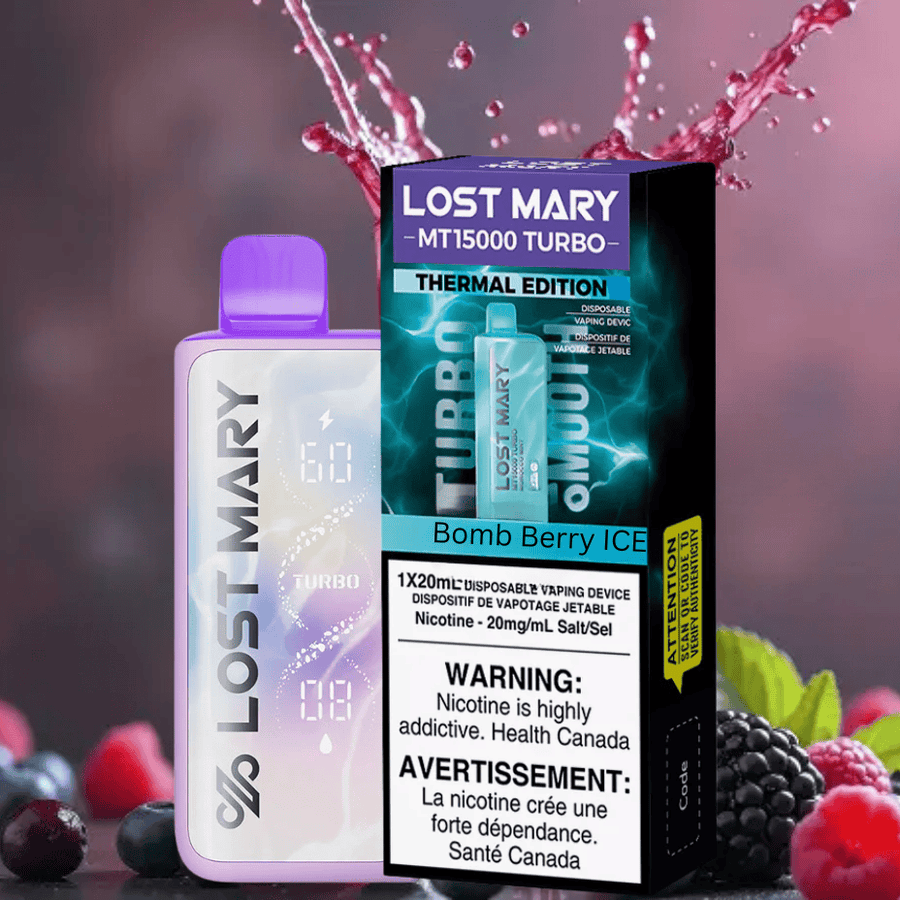 Lost Mary MT50K Turbo Disposable Vape-Berry Bomb Ice Okotoks Vape SuperStore Okotoks Alberta