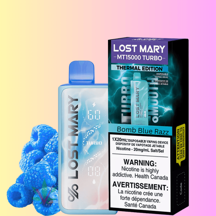 Lost Mary MT50K Turbo Disposable Vape-Bomb Blue Razz Okotoks Vape SuperStore Okotoks Alberta
