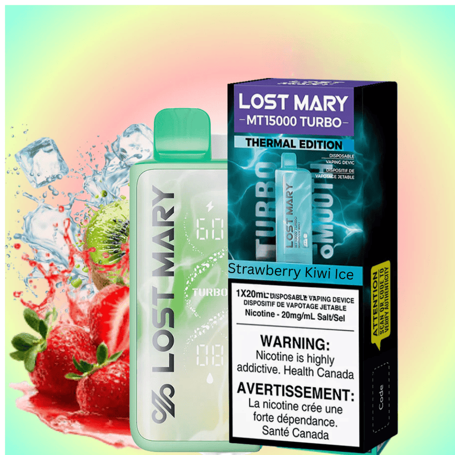 Lost Mary MT50K Turbo Disposable Vape-Strawberry Kiwi Ice Okotoks Vape SuperStore Okotoks Alberta