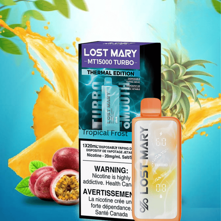 Lost Mary MT50K Turbo Disposable Vape-Tropical Frost Okotoks Vape SuperStore Okotoks Alberta