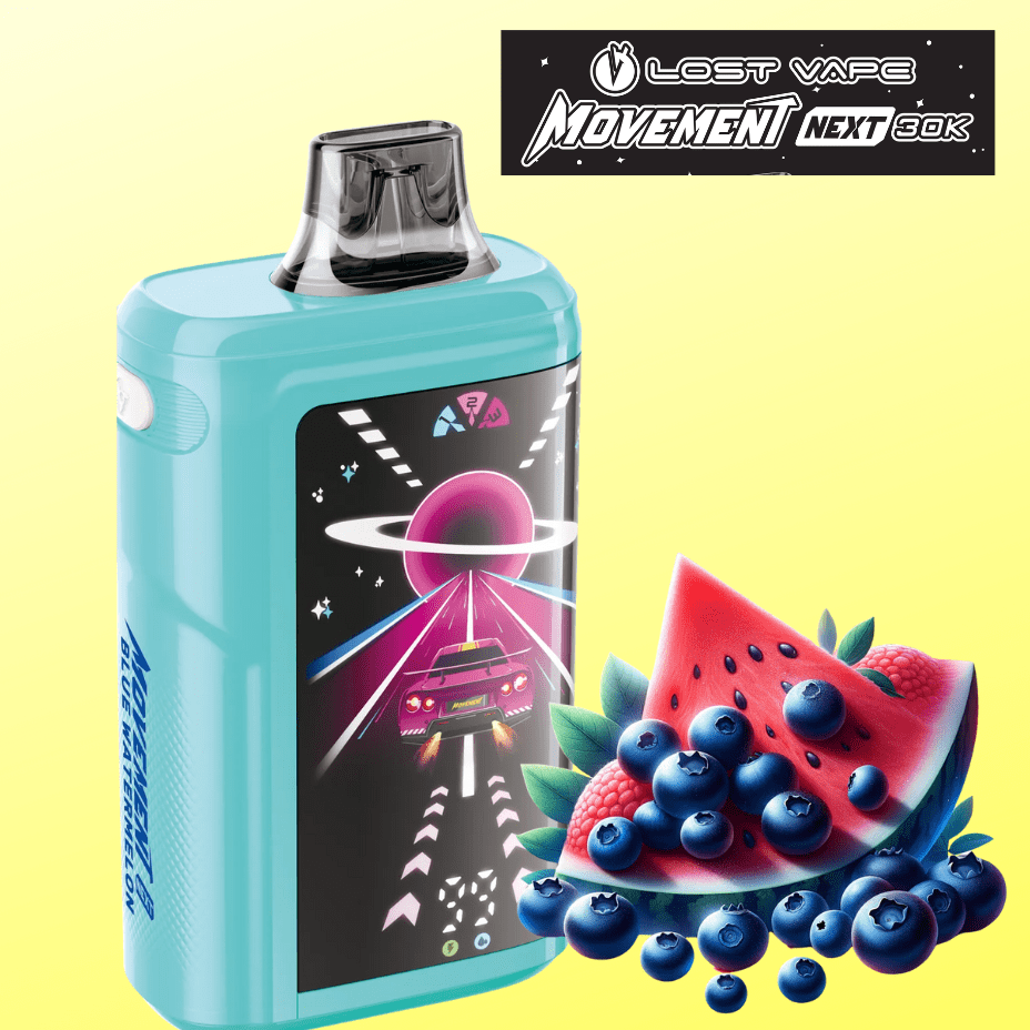 Lost Vape Movement Next 30k Disposable Vape - Blue Watermelon 30000 Puffs Okotoks Vape SuperStore Okotoks Alberta